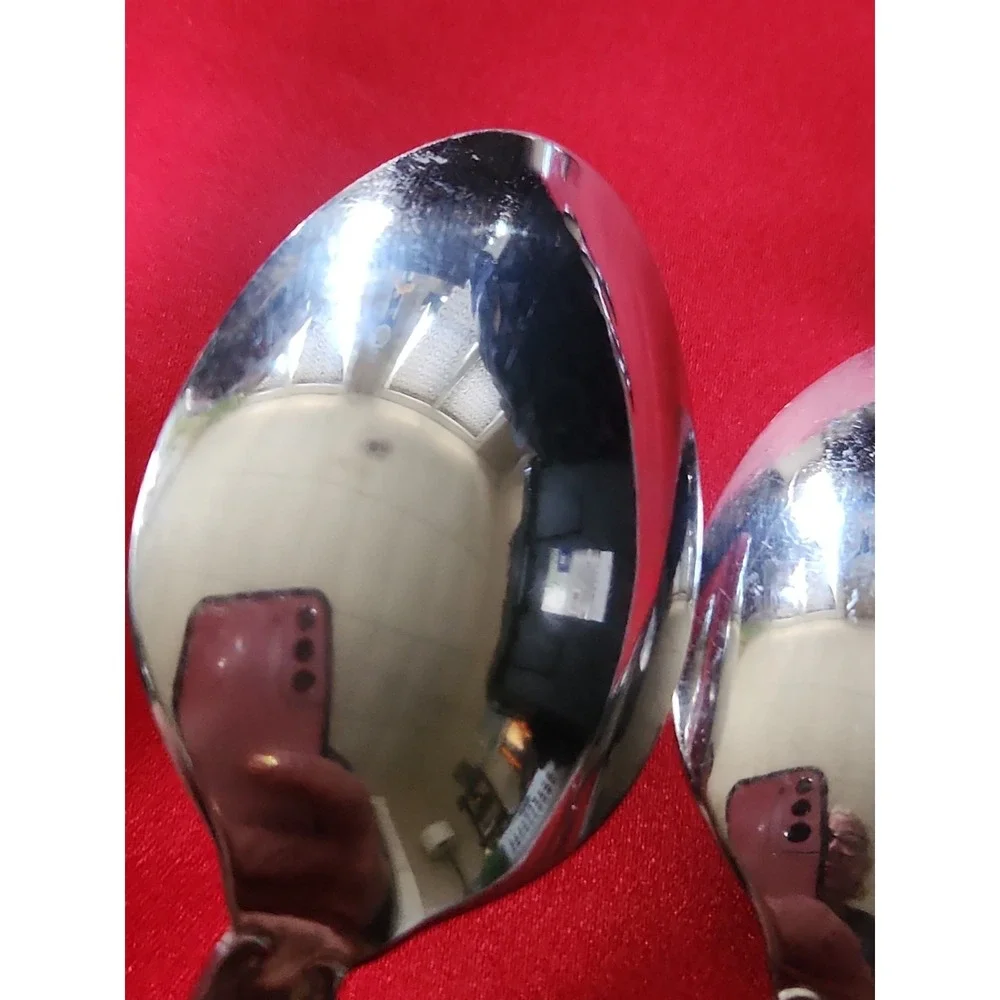 Reed & Barton Regents Park Stainless Oval Soup Spoons Lot of 5 Silver Flatware